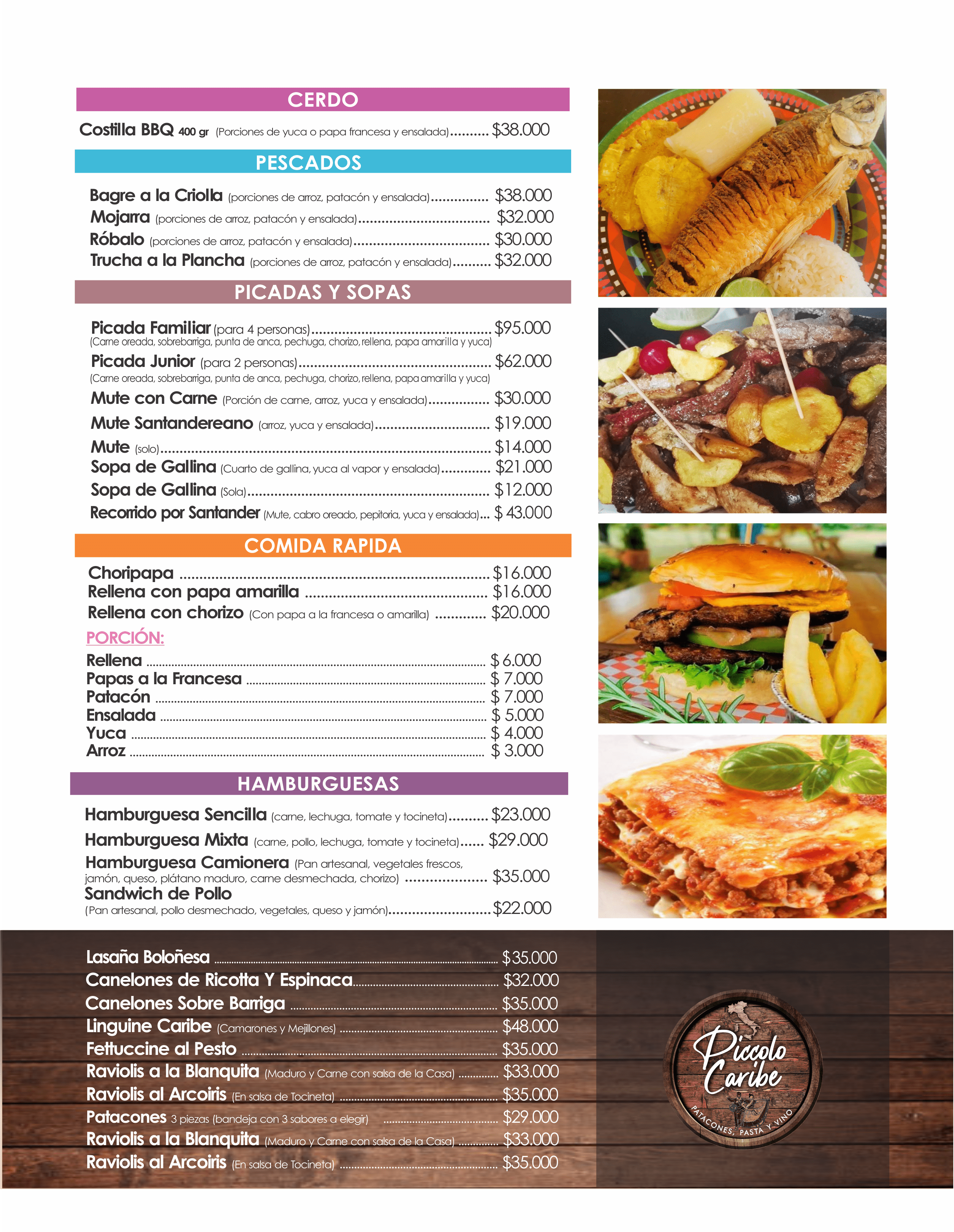 Nuestro Menu